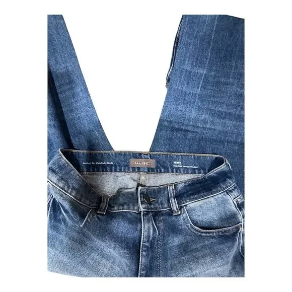 DL1961 Jerry High Rise Vintage Straight Jeans Blue Woman 26 NWOT - Picture 3 of 3